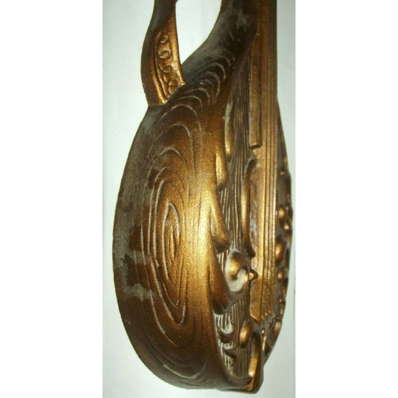 Vintage 1976 Sexton 17" Mandolin Metal Wall Hanger art decor musical instrument - Picture 6 of 11